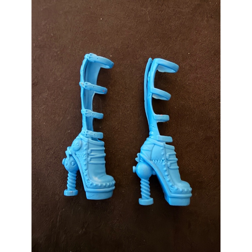 Monster High Frankie Stein Bolt Blue Boots Replacement Shoes B14